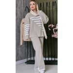 ست بافت پلکانی - مانتو پاتریس رشت