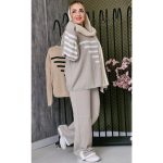 ست بافت پلکانی - مانتو پاتریس رشت