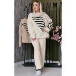 ست بافت پلکانی - مانتو پاتریس رشت