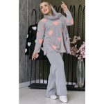 ست بافت قلبی - مانتو پاتریس رشت