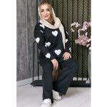 ست بافت قلبی - مانتو پاتریس رشت