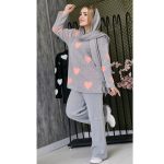 ست بافت قلبی - مانتو پاتریس رشت