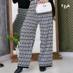 شلوار بافت طرحدار - مانتو پاتریس رشت