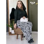 شلوار بافت طرحدار - مانتو پاتریس رشت