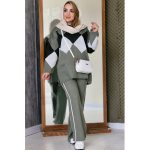 ست بافت لوزی - مانتو پاتریس رشت