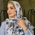 روسری نخی گلدار - مانتو پاتریس رشت