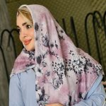 روسری نخی گلدار - مانتو پاتریس رشت