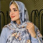 روسری نخی گلدار - مانتو پاتریس رشت