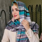 روسری نخی آبرنگی - مانتو پاتریس رشت