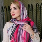روسری نخی آبرنگی - مانتو پاتریس رشت
