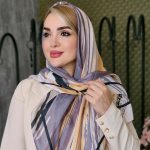 روسری نخی آبرنگی - مانتو پاتریس رشت