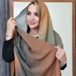 شال پفکی طیفی - مانتو پاتریس رشت