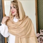 شال رنگی خطی نخی - مانتو پاتریس رشت