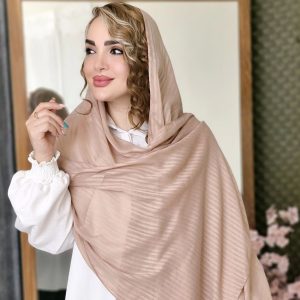 شال رنگی خطی نخی - مانتو پاتریس رشت