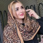 شال طرح پلنگی - مانتو پاتریس رشت