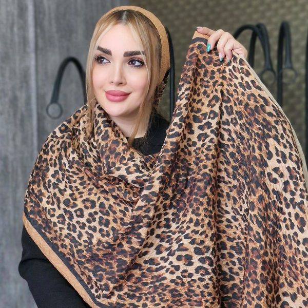 شال طرح پلنگی - مانتو پاتریس رشت