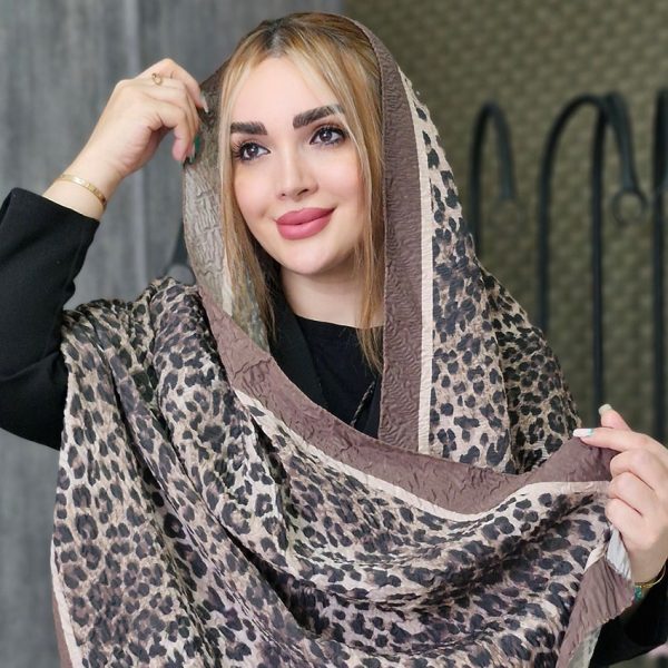 شال طرح پلنگی - مانتو پاتریس رشت