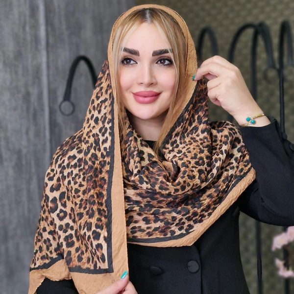 شال طرح پلنگی - مانتو پاتریس رشت