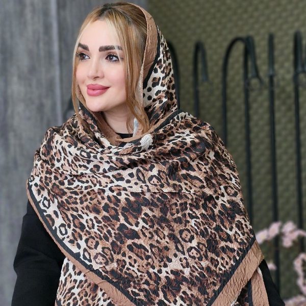 شال طرح پلنگی - مانتو پاتریس رشت