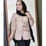 مانتو کرسپو گلدوزی دوز - مانتو پاتریس رشت