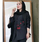 مانتو کرسپو گلدوزی دوز - مانتو پاتریس رشت