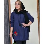 تونیک لینن گل قرمز - مانتو پاتریس رشت