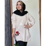 تونیک لینن گل قرمز - مانتو پاتریس رشت