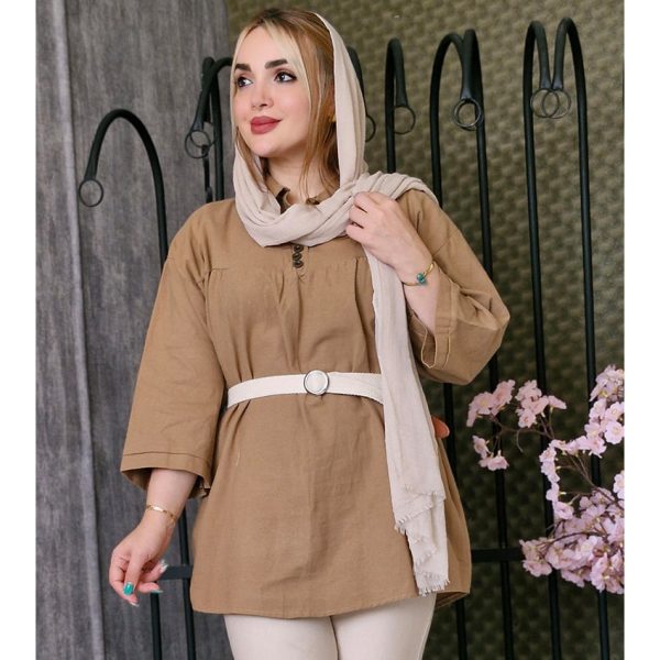 36600436-4-min شومیز پیله دار تونیک جلو بسته مانتو پاتریس_رشت