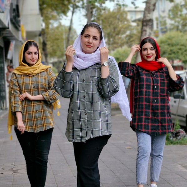 مانتو کشمیر پاییزه چهارخونه