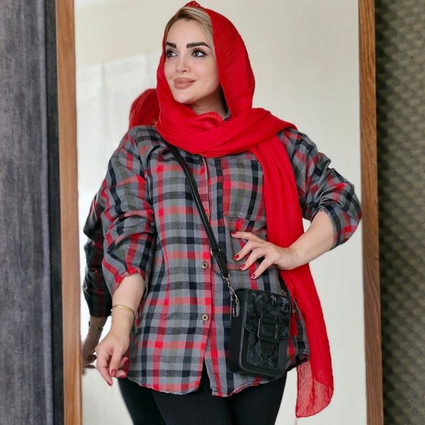 مانتو کشمیر پاییزه چهارخونه