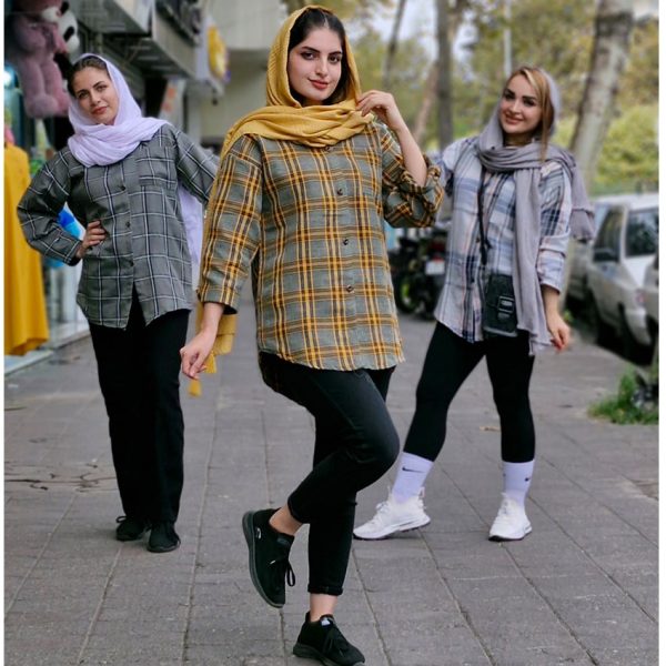 مانتو کشمیر پاییزه چهارخونه