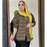 مانتو کشمیر پاییزه چهارخونه