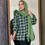 مانتو کشمیر پاییزه چهارخونه