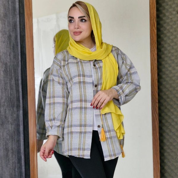 مانتو کشمیر پاییزه چهارخونه