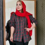 مانتو کشمیر پاییزه چهارخونه