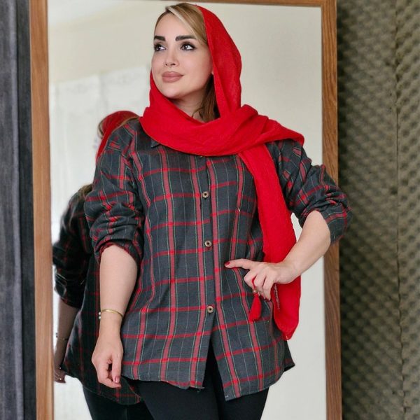 مانتو کشمیر پاییزه چهارخونه