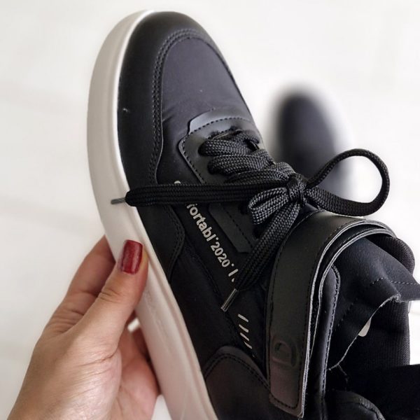 کتونی ساقدار مشکی - مانتو پاتریس رشت