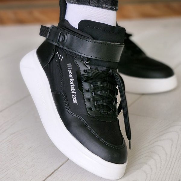 کتونی ساقدار مشکی - مانتو پاتریس رشت