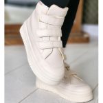 کتونی ساقدار کرم چسبی - مانتو پاتریس رشت