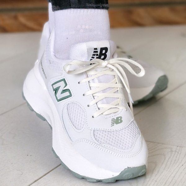 کتونی نیوبالانس سفید سبز