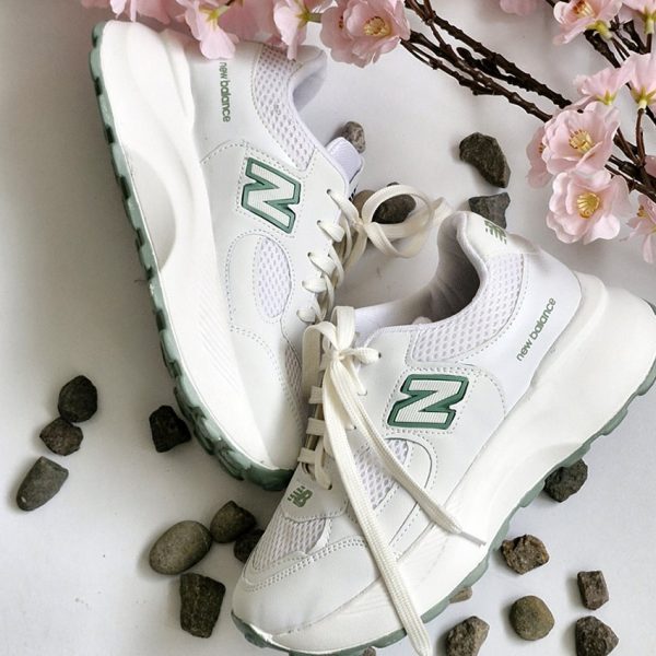 کتونی نیوبالانس سفید سبز