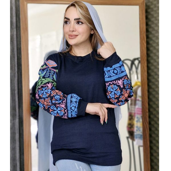 بلوز آستین چاپی - مانتو پاتریس رشت