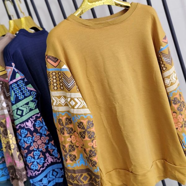 بلوز آستین چاپی - مانتو پاتریس رشت