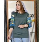 بلوز آستین چاپی - مانتو پاتریس رشت