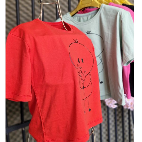 تیشرت کراپ تیشرت استیکر مانتو پاتریس_رشت