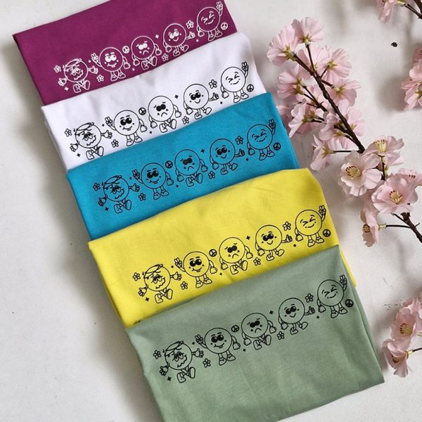 تاپ جلقه ای 5 ایموجی نخ پنبه