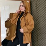 سویشرت دورس زیپی رنگی