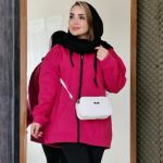 سویشرت دورس زیپی رنگی