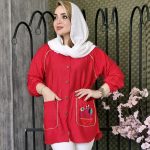 مانتو بابوس نوار طلایی - مانتو پاتریس رشت