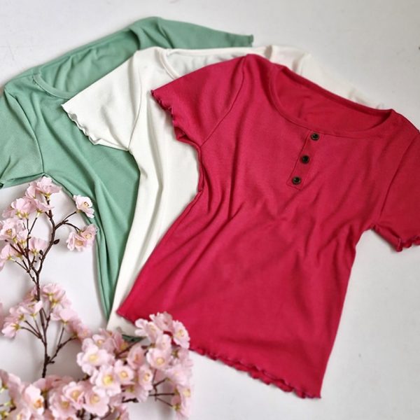 تیشرت 3 دکمه فانریپ - مانتو پاتریس رشت